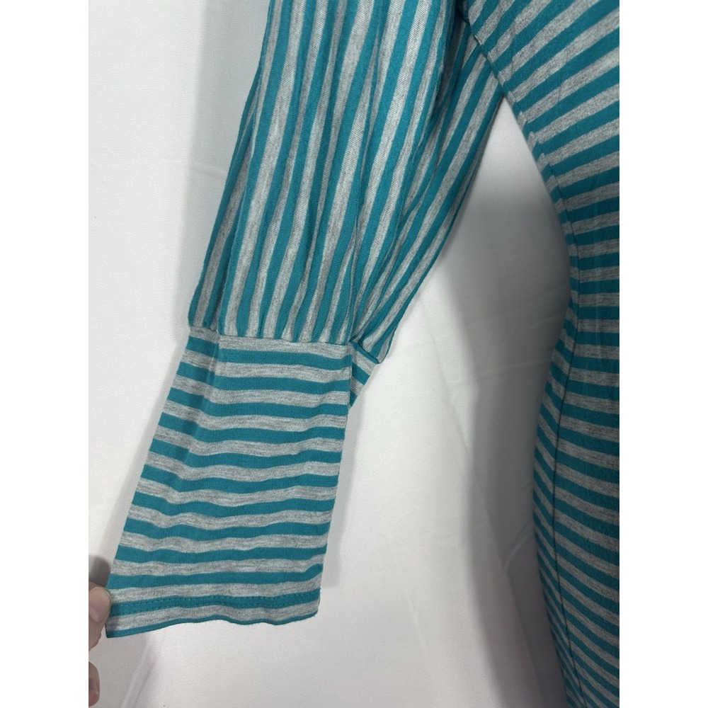 Hannah Striped‎ Knit Y2K Tunic Top Size M Preppy Fairy Grunge Alternative Indie - Picture 5 of 12